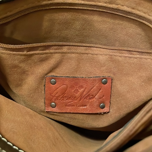 Patricia Nash Leather Tooled Cut Out Bucket Crossbody Bag - Picture 12 of 13